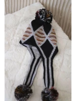 Dámska klapka na uši Eunika K322 black+grey