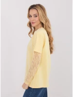 Blúzka MI BZ 4227.61 svetložltá Blúzka MI BZ 4227.61 svetložltá