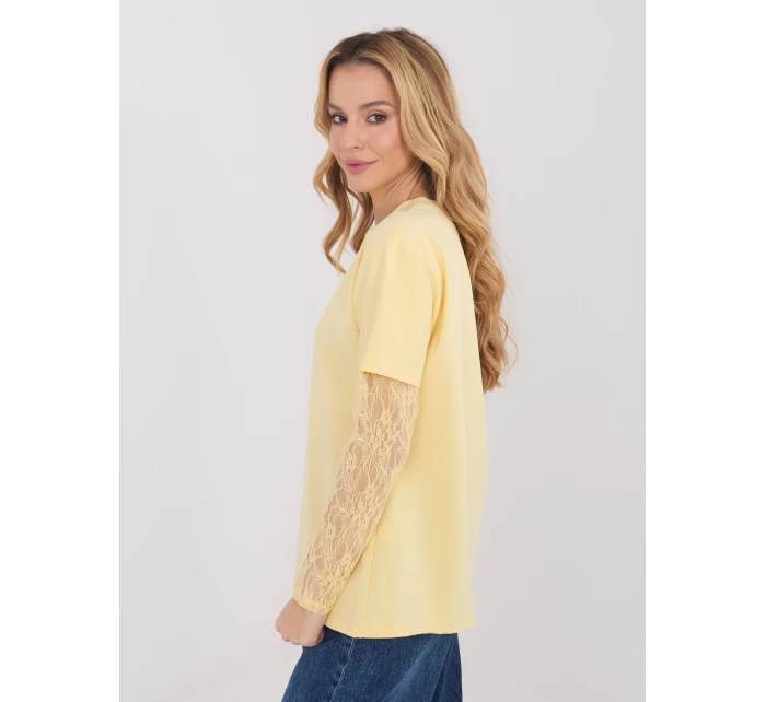 Blúzka MI BZ 4227.61 svetložltá Blúzka MI BZ 4227.61 svetložltá