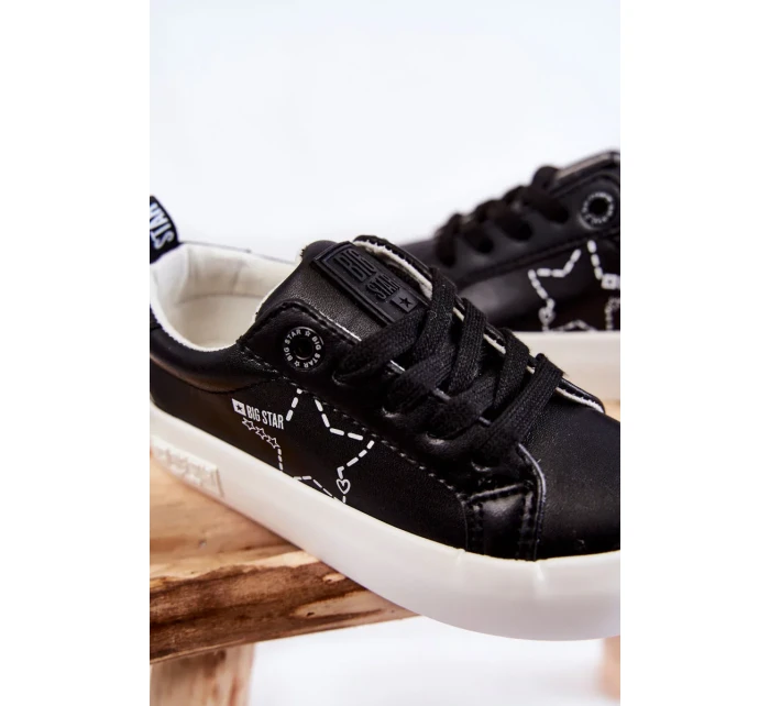 Dětská sportovní obuv Šněrovací Big Star KK374223 Černe