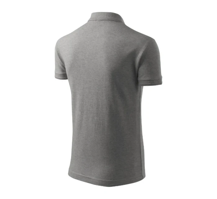 Pánske tričko Pique Polo tmavo šedé Pánske tričko Pique Polo tmavo šedé