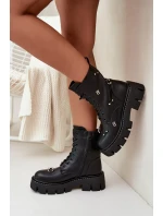 Šnurovanie vyšší model 216646 Krok v štýle