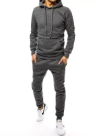 Pánské tmavě šedé tepláky model 21962996 - Dstreet