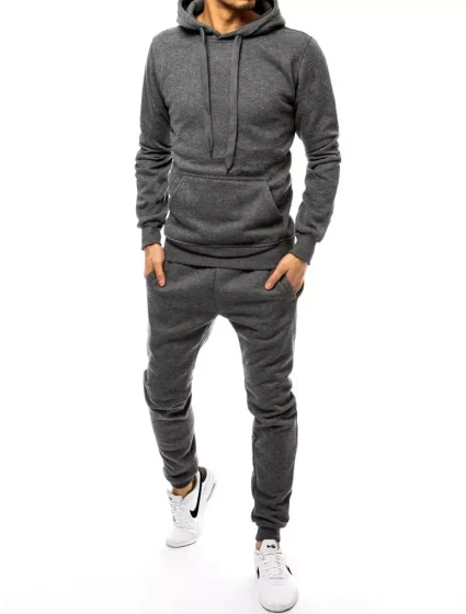 Pánské tmavě šedé tepláky model 21962996 - Dstreet