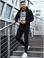 Pánska mikina s kapucňou čierna FashionStreet BX5925