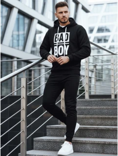Pánska mikina s kapucňou čierna FashionStreet BX5925
