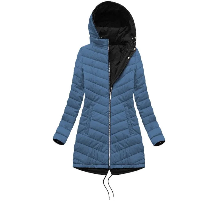 DWUSTRONNA DAMSKA KURTKA ZIMOWA Z KAPTUREM model 21241845 - MHM