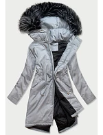 PARKA DAMSKA ZIMOWA Z SZARA model 21241693 - LJR PARKA DAMSKA ZIMOWA Z SZARA model 21241693 - LJR
