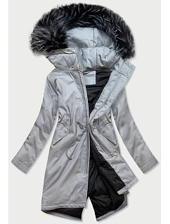 PARKA DAMSKA ZIMOWA Z SZARA model 21241693 - LJR