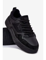 Sneakersy Męskie Big Star RR174606 Czarne