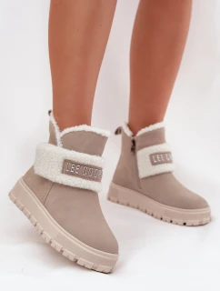 Zimní boty Dámské z přírodního s  25 01 Světle šedé model 21725184 - Lee Cooper