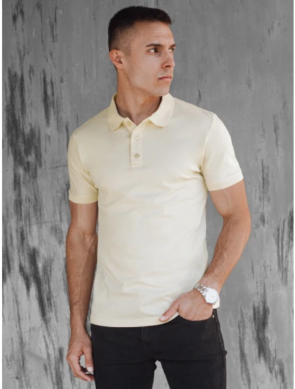 Pánské žluté polo tričko Dstreet model 21977451 - FashionStreet