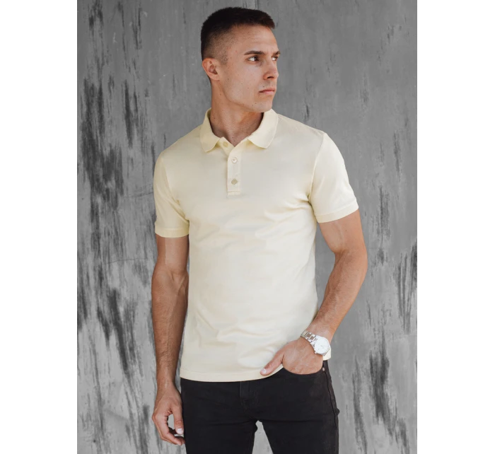 Pánské žluté polo tričko Dstreet model 21977451 - FashionStreet