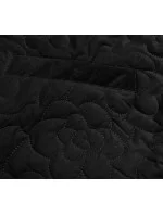 Tenká čierna dámska bunda s ozdobným prešívaním (JIN226) Tenká čierna dámska bunda s ozdobným prešívaním (JIN226)