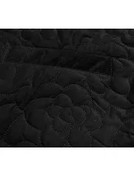 Tenká černá dámská bunda s ozdobným prošíváním model 15834466 - Ann Gissy Tenká černá dámská bunda s ozdobným prošíváním model 15834466 - Ann Gissy