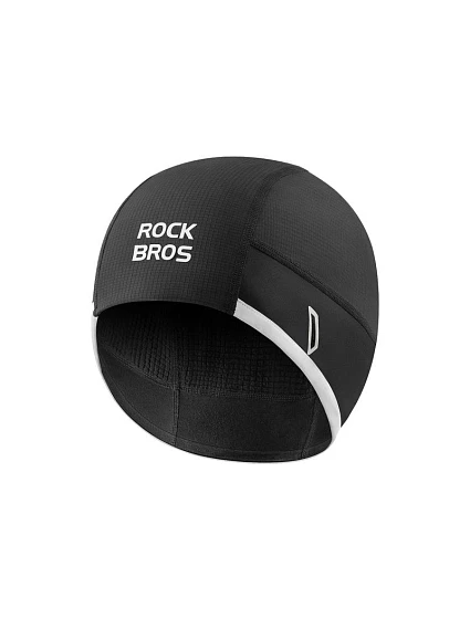 Rockbros M016 zimná vetruodolná cyklistická čiapka veľkosti 54-61 cm - čierna