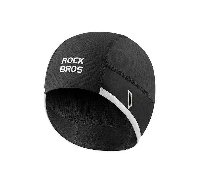 Rockbros M016 zimná vetruodolná cyklistická čiapka veľkosti 54-61 cm - čierna