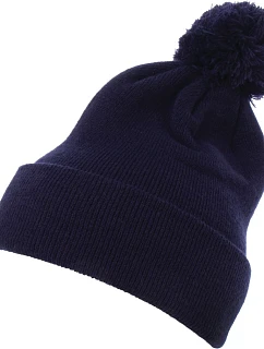 Pletená čepice s bambulí navy model 22412012 - Flexfit