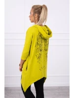 Mikina s potlačou krídla kiwi Mikina s potlačou krídla kiwi