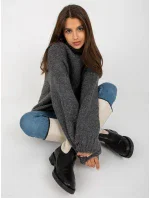 Dámsky sveter LC SW 3018.97P tmavo šedý