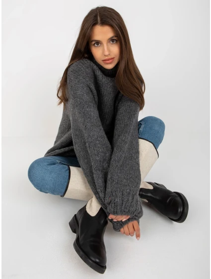 Dámsky sveter LC SW 3018.97P tmavo šedý