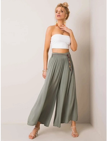 Dámské kalhoty TW SP BI model 16738495 khaki - FPrice Dámské kalhoty TW SP BI model 16738495 khaki - FPrice
