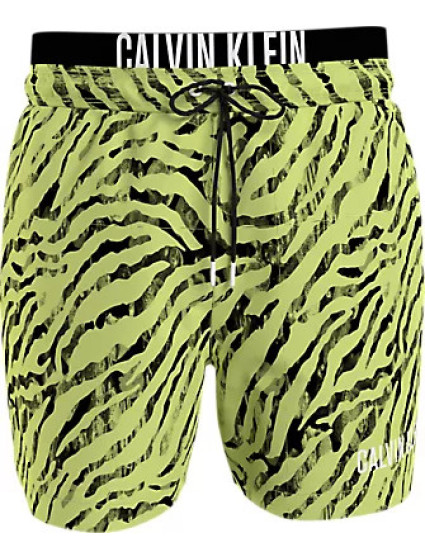 Pánske plavky Tkané nohavičky MEDIUM DOUBLE WB-PRINT KM0KM010180IC - Calvin Klein