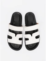 Módne biele dámske ponožky na platforme Módne biele dámske ponožky na platforme