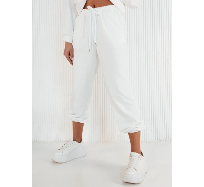 Dámske tepláky FILAN ecru FashionStreet UY1885 Dámske tepláky FILAN ecru FashionStreet UY1885