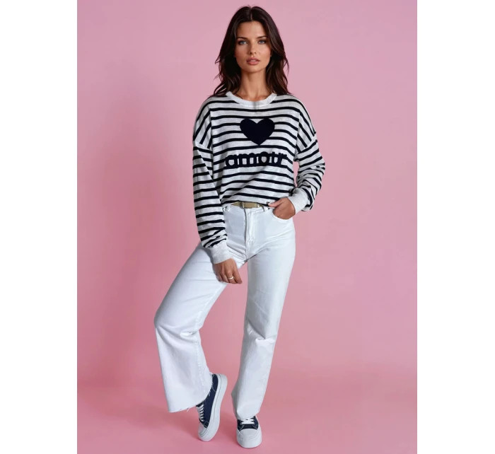 Dámský svetr navy blue Dstreet model 21974028 - FashionStreet