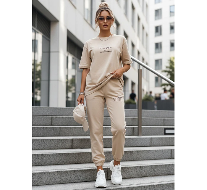 Dámský set beige Dstreet model 21976989 - FashionStreet