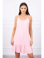 Šaty s pudrově růžové model 18744725 - K-Fashion Šaty s pudrově růžové model 18744725 - K-Fashion