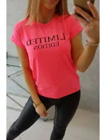 Limitovaná edícia blúzky ružová neón+čierna Limitovaná edícia blúzky ružová neón+čierna
