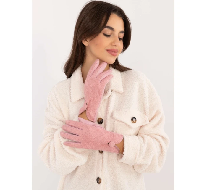 Rukavice AT RK model 20527623 světle růžové - FPrice