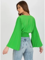 Blúzka DHJ BZ 16503.30x svetlo zelená