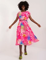 Šaty DHJ SK 8839 3.30 tmavoružová