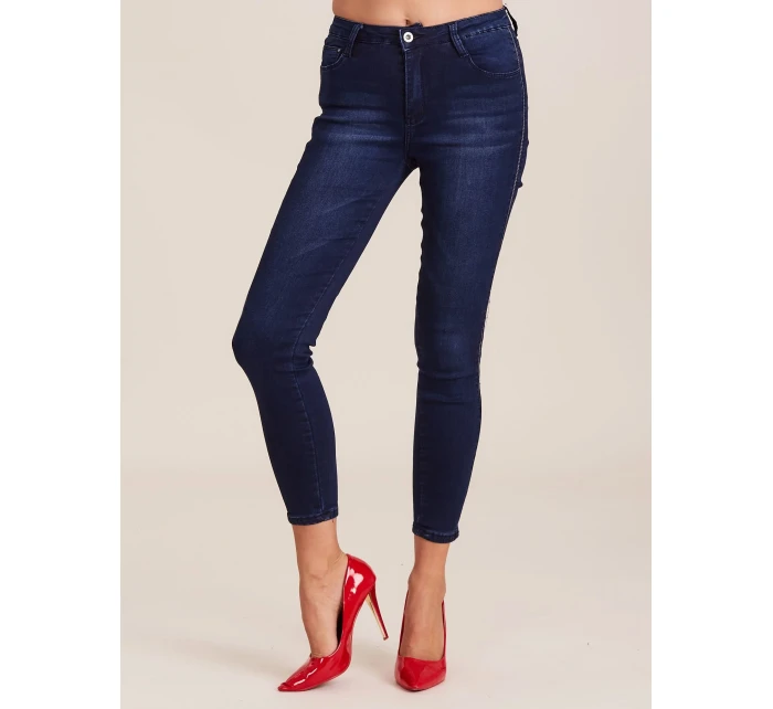 Džínsové nohavice JMP SP BF8952.59 tmavo modrá