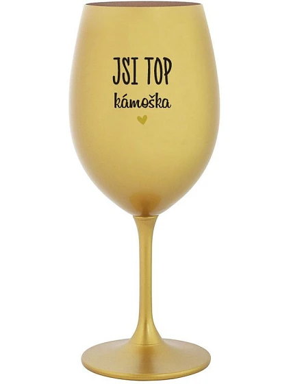 JSI TOP CUP - zlatý pohár na víno 350 ml