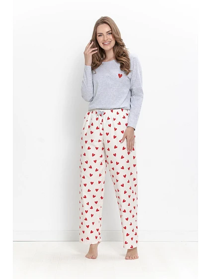 3624 DÁMSKE DLHÉ PYŽAMO CORIN S–XL