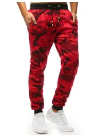 Pánské červené tepláky Dstreet model 21962124 - FashionStreet Pánské červené tepláky Dstreet model 21962124 - FashionStreet