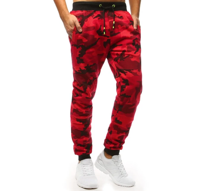 Pánské červené tepláky Dstreet model 21962124 - FashionStreet Pánské červené tepláky Dstreet model 21962124 - FashionStreet