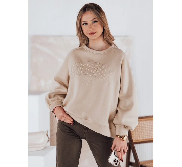 Dámska mikina COSYONE beige FashionStreet BY1349