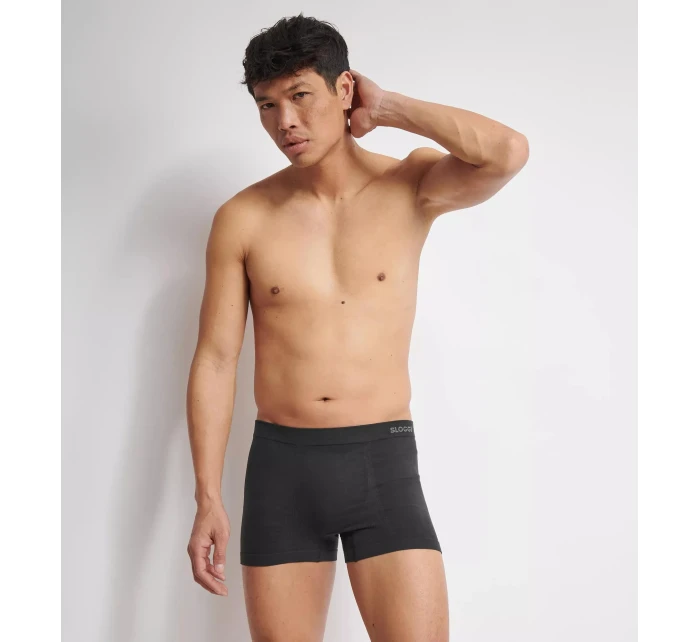 Pánské boxerky GO Smooth Short 2P - BLACK - černé 0004 - SLOGGI