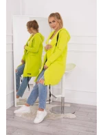 Zateplená bunda s kapucňou pistáciová