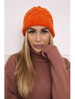 Roma Bis fleecová čiapka K235 oranžová