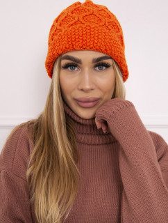 Roma fleecová čepice oranžová model 18749871 - K-Fashion