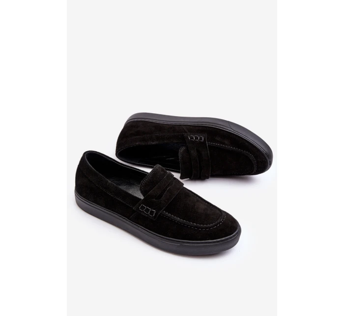 Mužské semišové polobotky  Černé model 21643143 - Zazoo