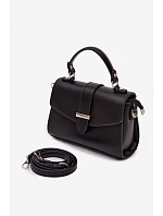 Kabelka přes rameno s odnímatelným popruhem černá Belveta