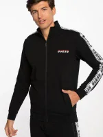 Pánska mikina U0BA33K6XF0 - JBLK čierna - Guess