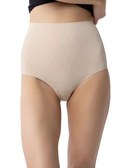 Dámské kalhotky Amber maxi high beige - Julimex Dámské kalhotky Amber maxi high beige - Julimex